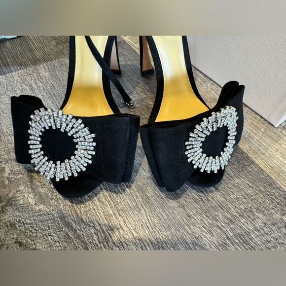 Alexandre Birman Black Heeled bow Sandals - Picture 6 of 8